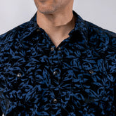 Camisa Wild Bull Est Flock Navy/Negro 081